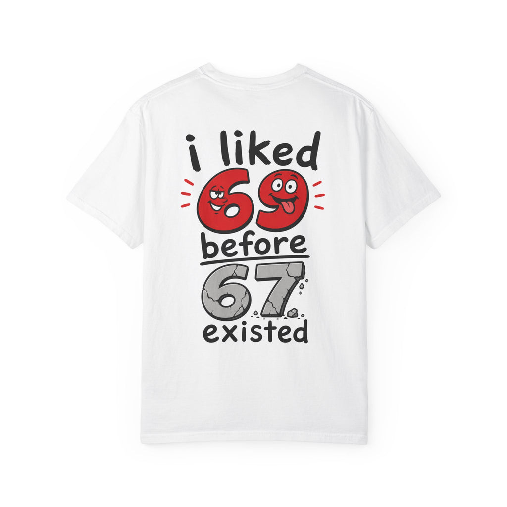 I Liked 69 Before 67 Existed T-Shirt | Funny Retro Number Graphic