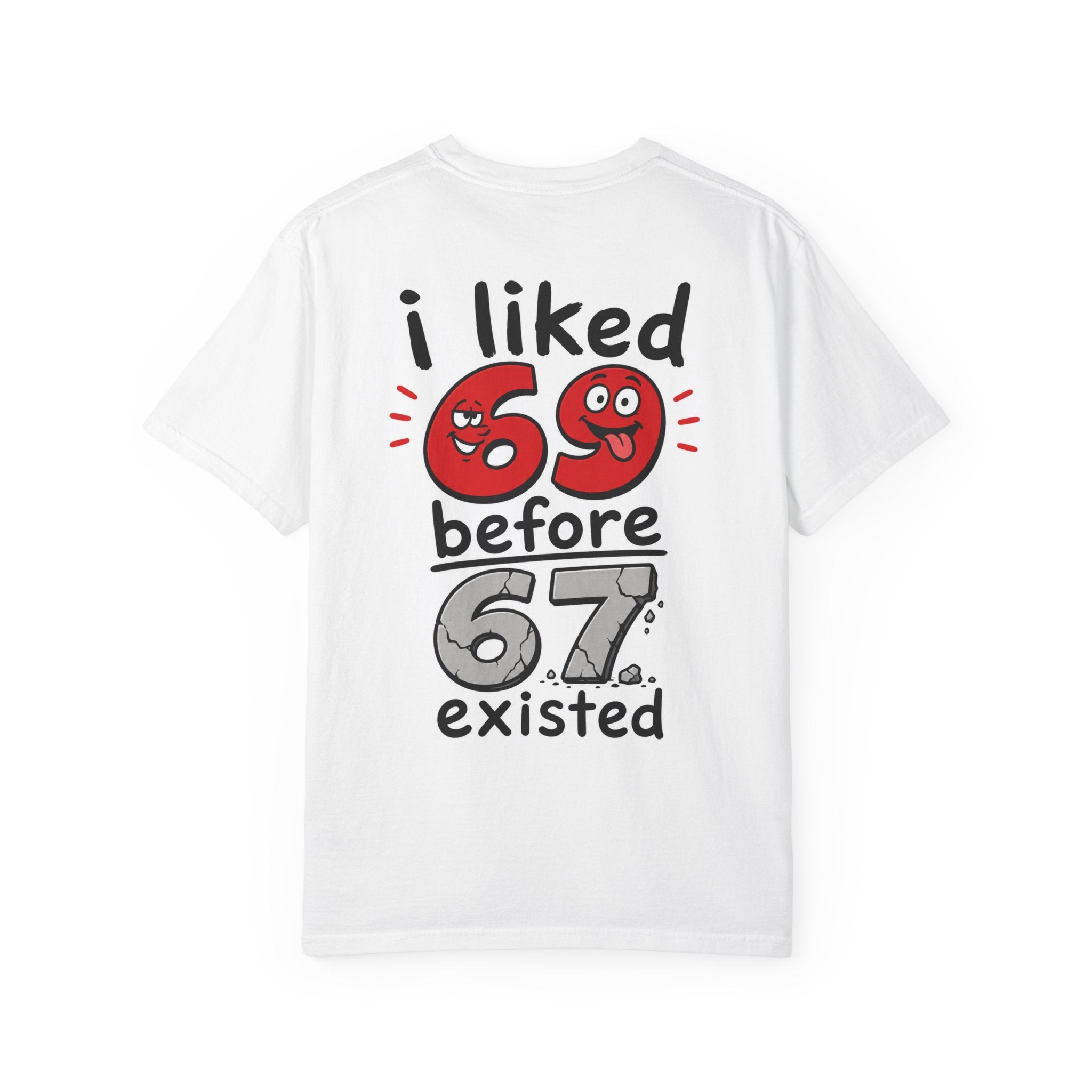 I Liked 69 Before 67 Existed T-Shirt | Funny Retro Number Graphic