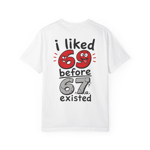 I Liked 69 Before 67 Existed T-Shirt | Funny Retro Number Graphic