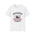 T-Shirt — “Social Battery Critical” Graphic Tee (1% Introvert Humor)