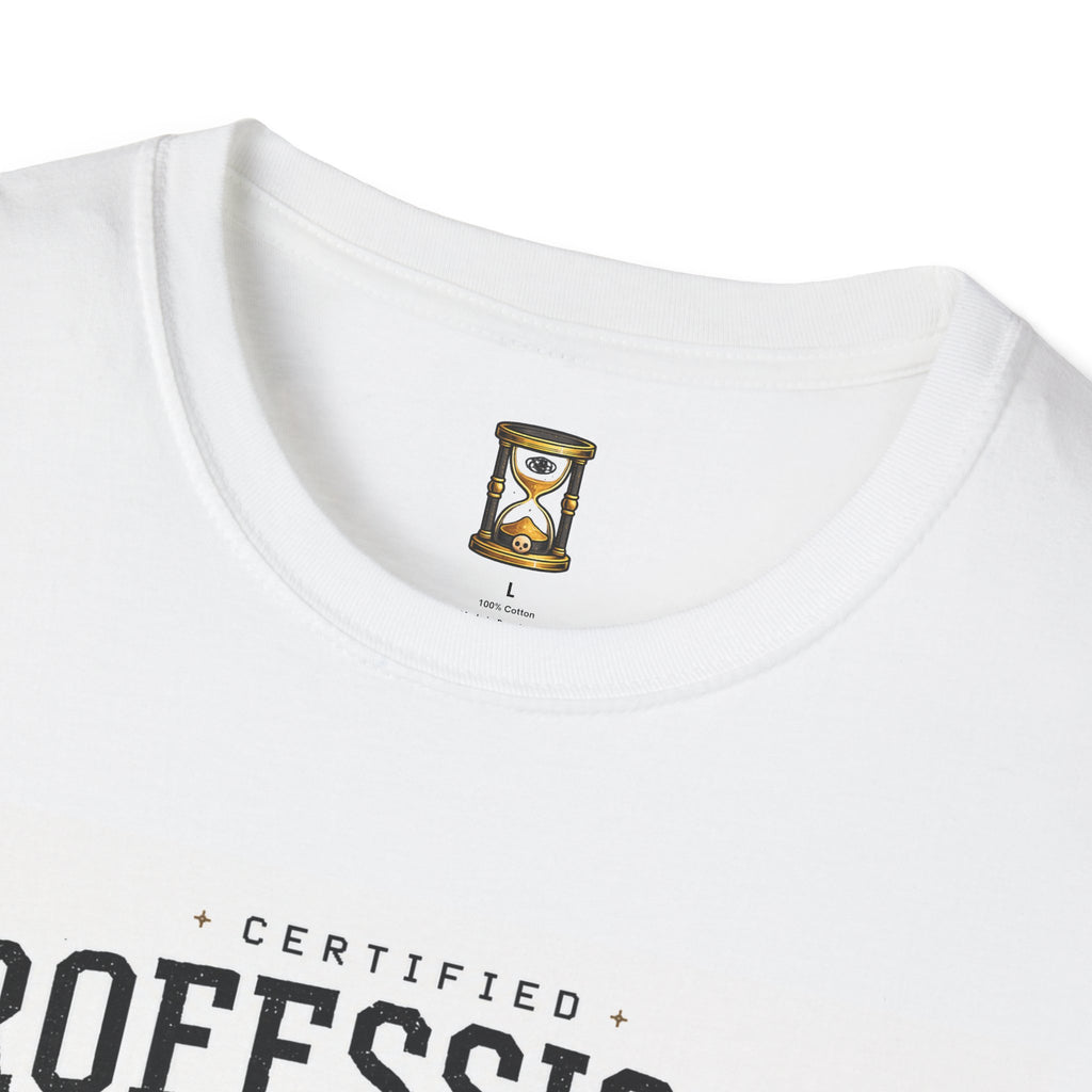 Professional Overthinker T-Shirt – Funny Graphic Tee for Overthinkers